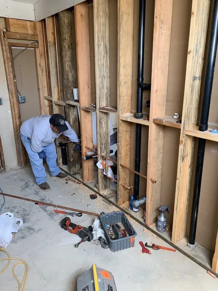 Commercial rough-in plumbing for Gas Line Repair in Fruitland Acres